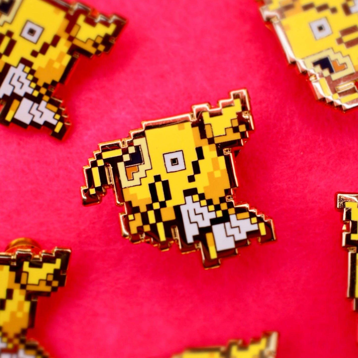 Shiny Magikarp - Pixel Pokemon Enamel Pin - Calamori Designs