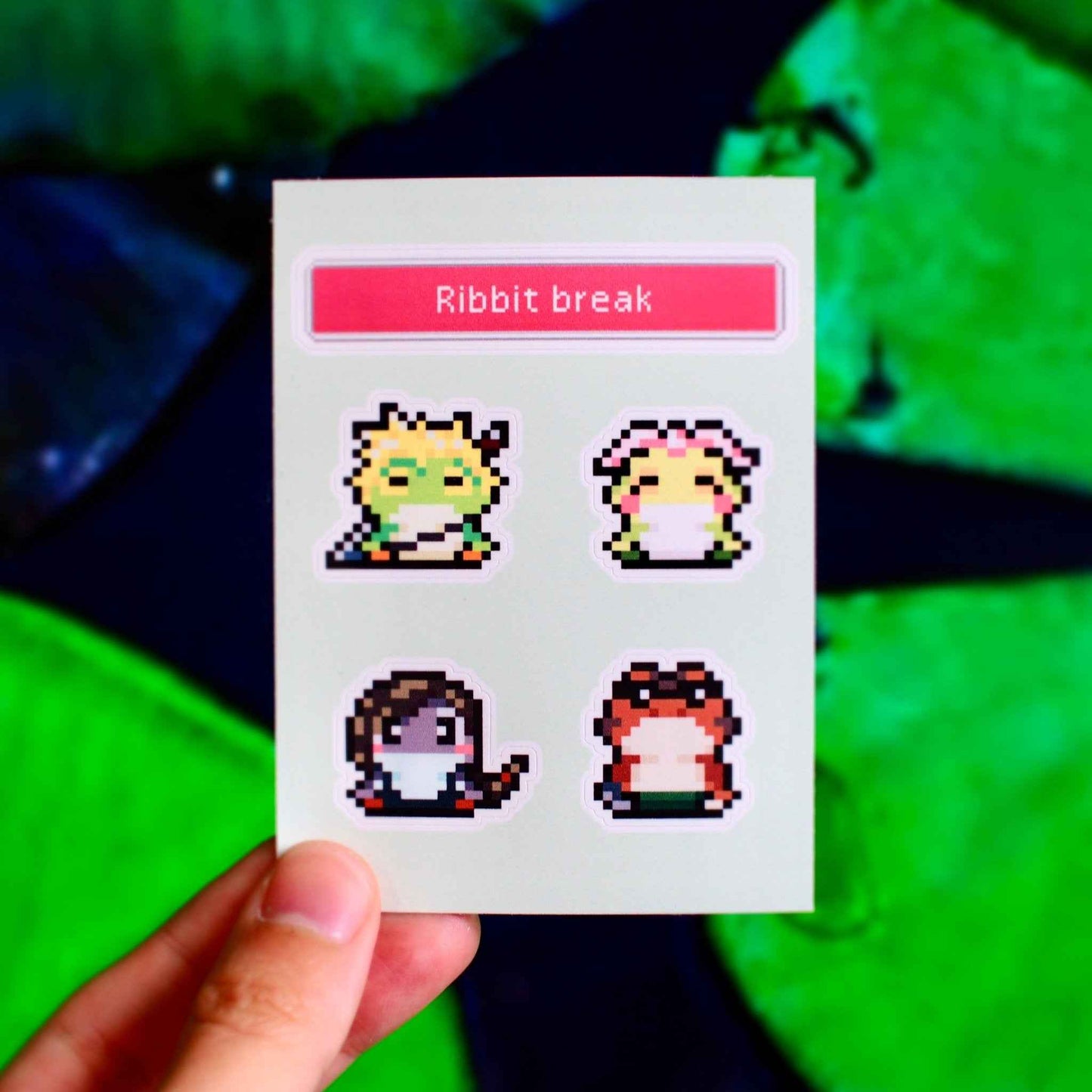 Frog Party - Final Fantasy VII Rebirth Mini Sticker Sheet