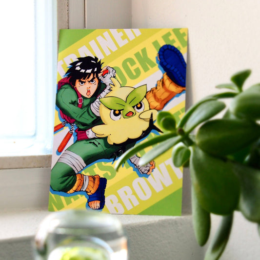 Leaf Power - Rock Lee x Browt Print - Calamori Designs