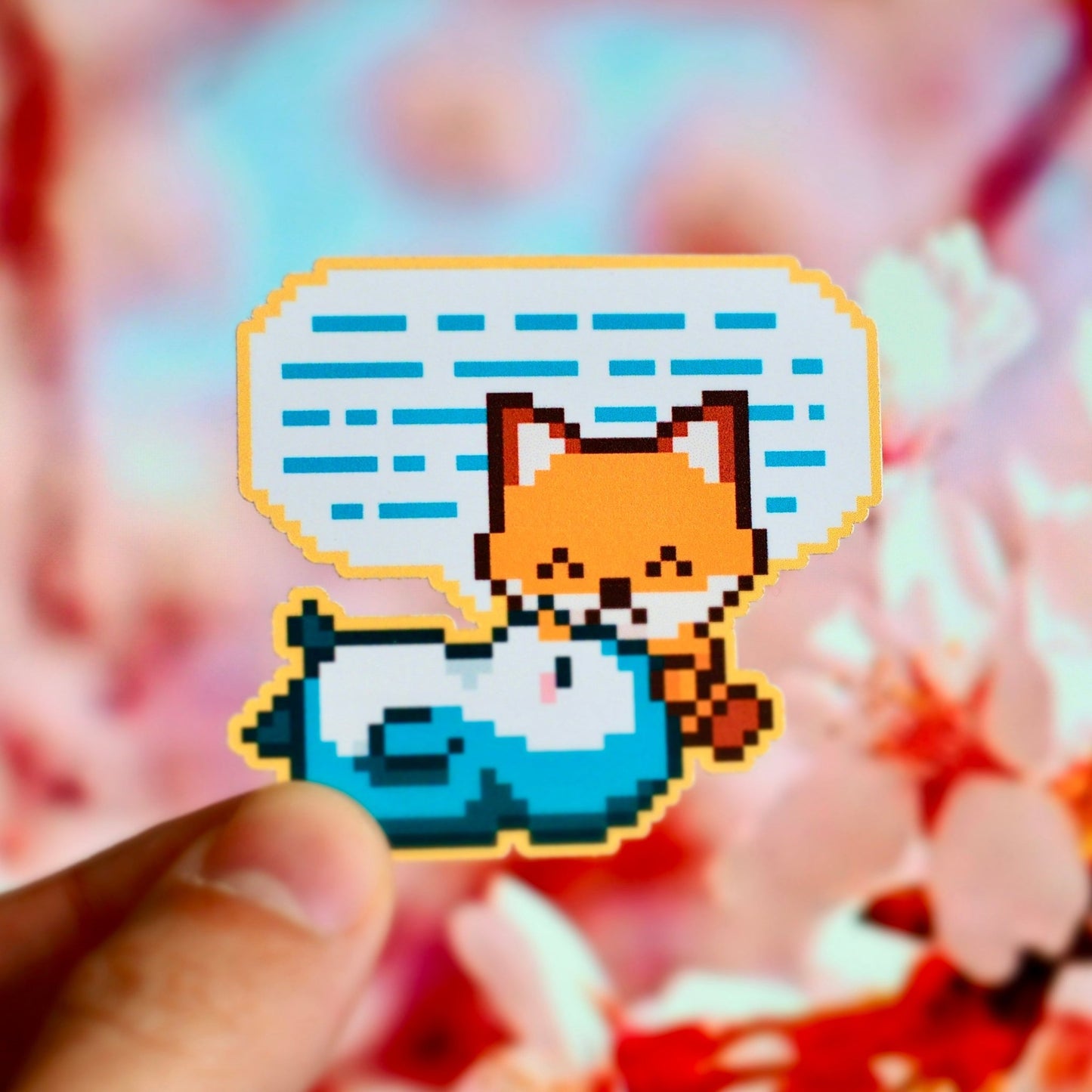 Foxi & Eepi's Day Off - Calamori Gang Sticker - Calamori Designs