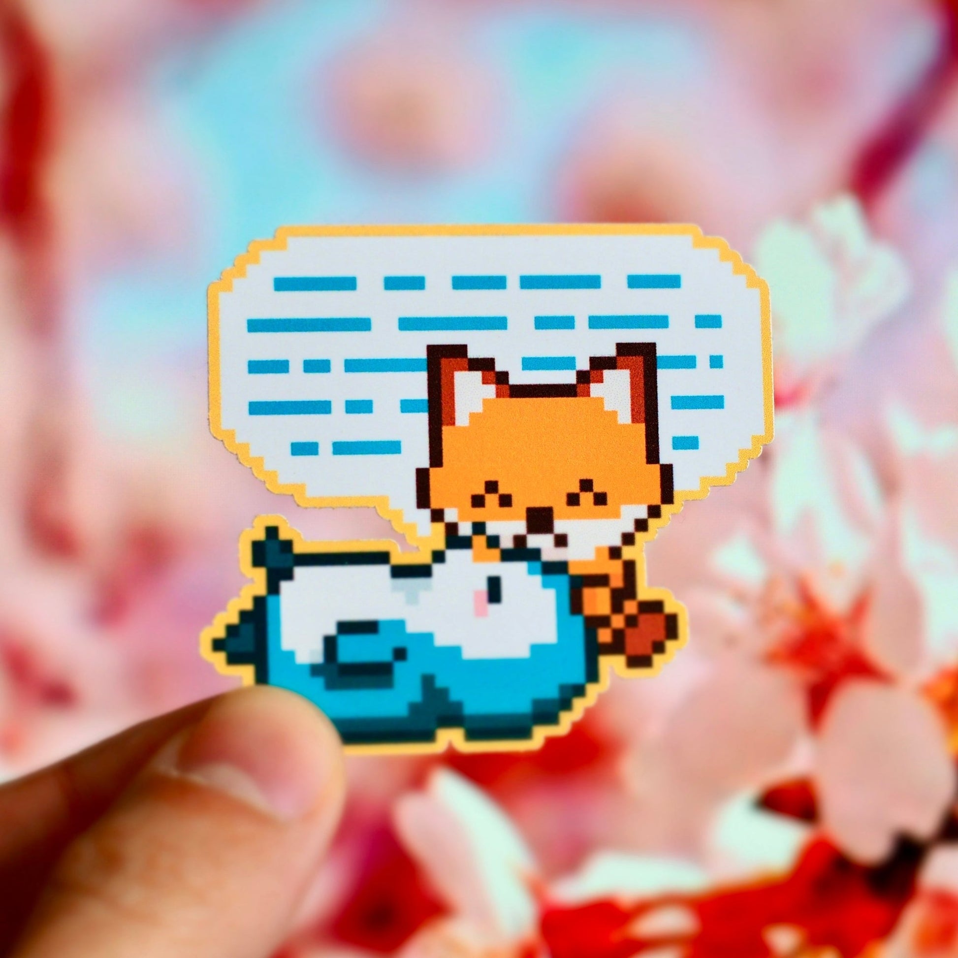 Foxi & Eepi's Day Off - Calamori Gang Sticker - Calamori Designs