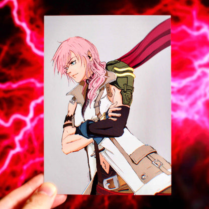 Army of One - Lightning Final Fantasy XIII Print - Calamori Designs