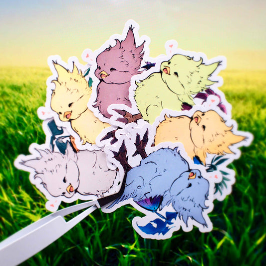 Baby Chocobo FFVII Rebirth Stickers - Calamori Designs
