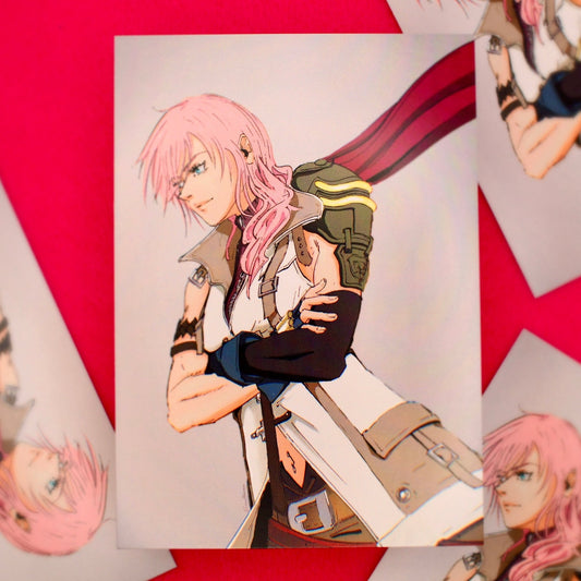 Army of One - Lightning Final Fantasy XIII Print - Calamori Designs