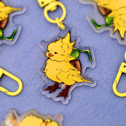 Baby Chocobo - Final Fantasy VII Rebirth Keychain - Calamori Designs