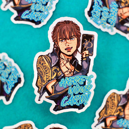 "Here's your card" Sciel - Clair Obscur: Expedition 33 Sticker - Calamori Designs