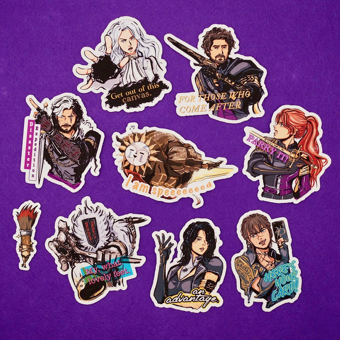 All Clair Obscur: Expedition 33 Characters Sticker Set - Calamori Designs