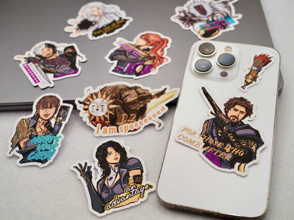 All Clair Obscur: Expedition 33 Characters Sticker Set