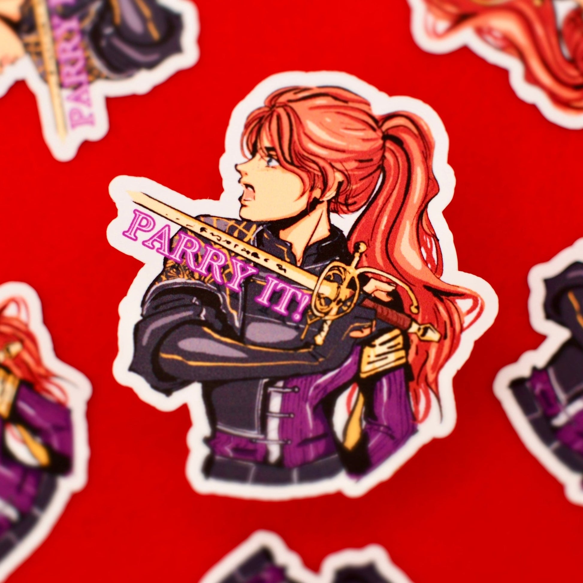 "Parry it!" Maelle - Clair Obscur: Expedition 33 Sticker - Calamori Designs