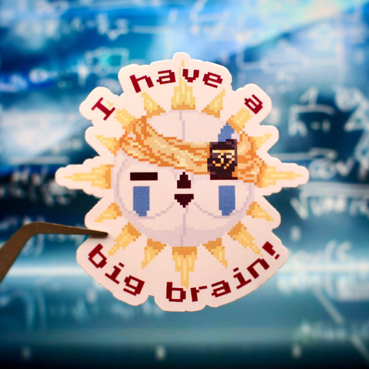 "I have a big brain!" Esquie - Clair Obscur: Expedition 33 Sticker - Calamori Designs
