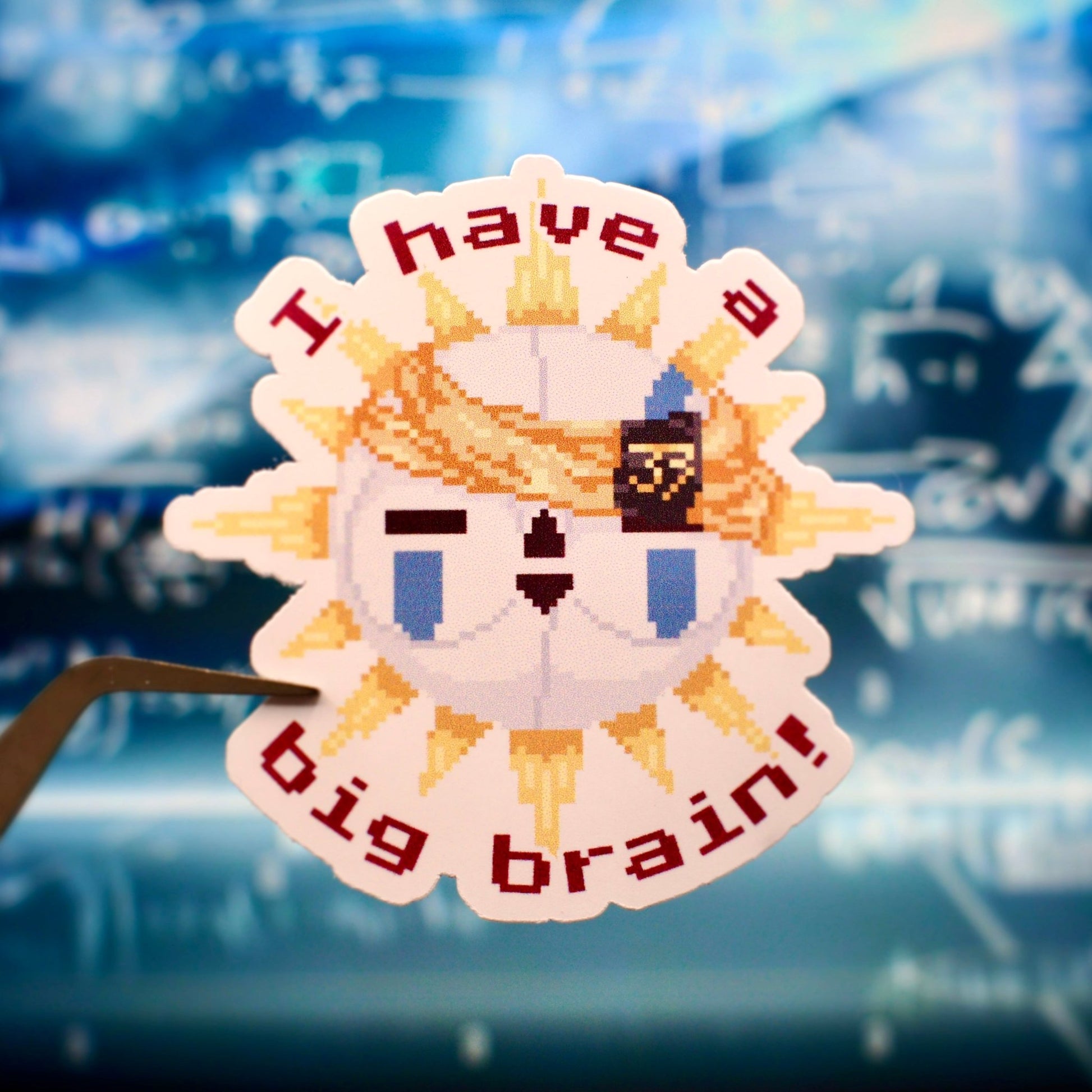 "I have a big brain!" Esquie - Clair Obscur: Expedition 33 Sticker - Calamori Designs