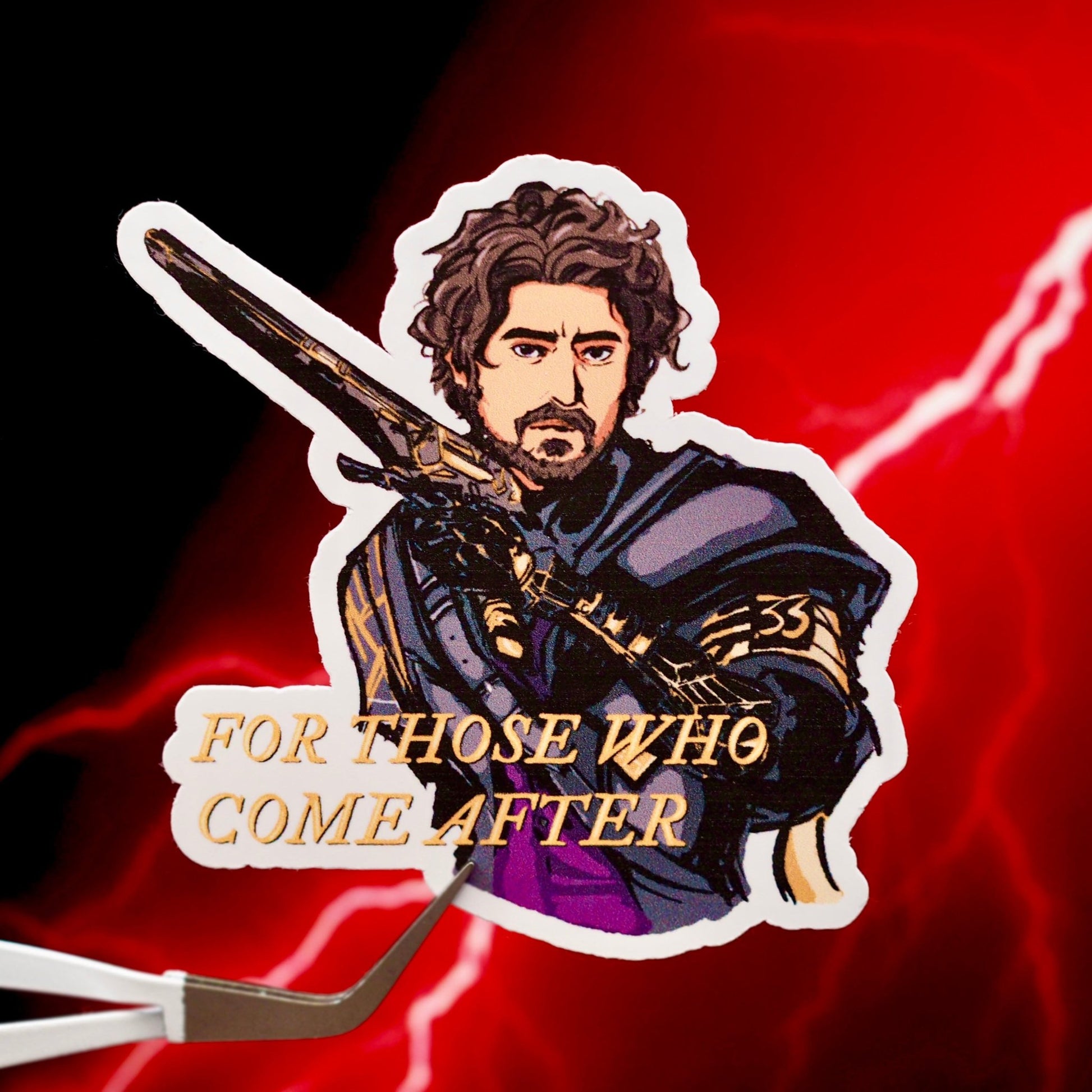 "For those who come after" Gustave - Clair Obscur: Expedition 33 Sticker - Calamori Designs