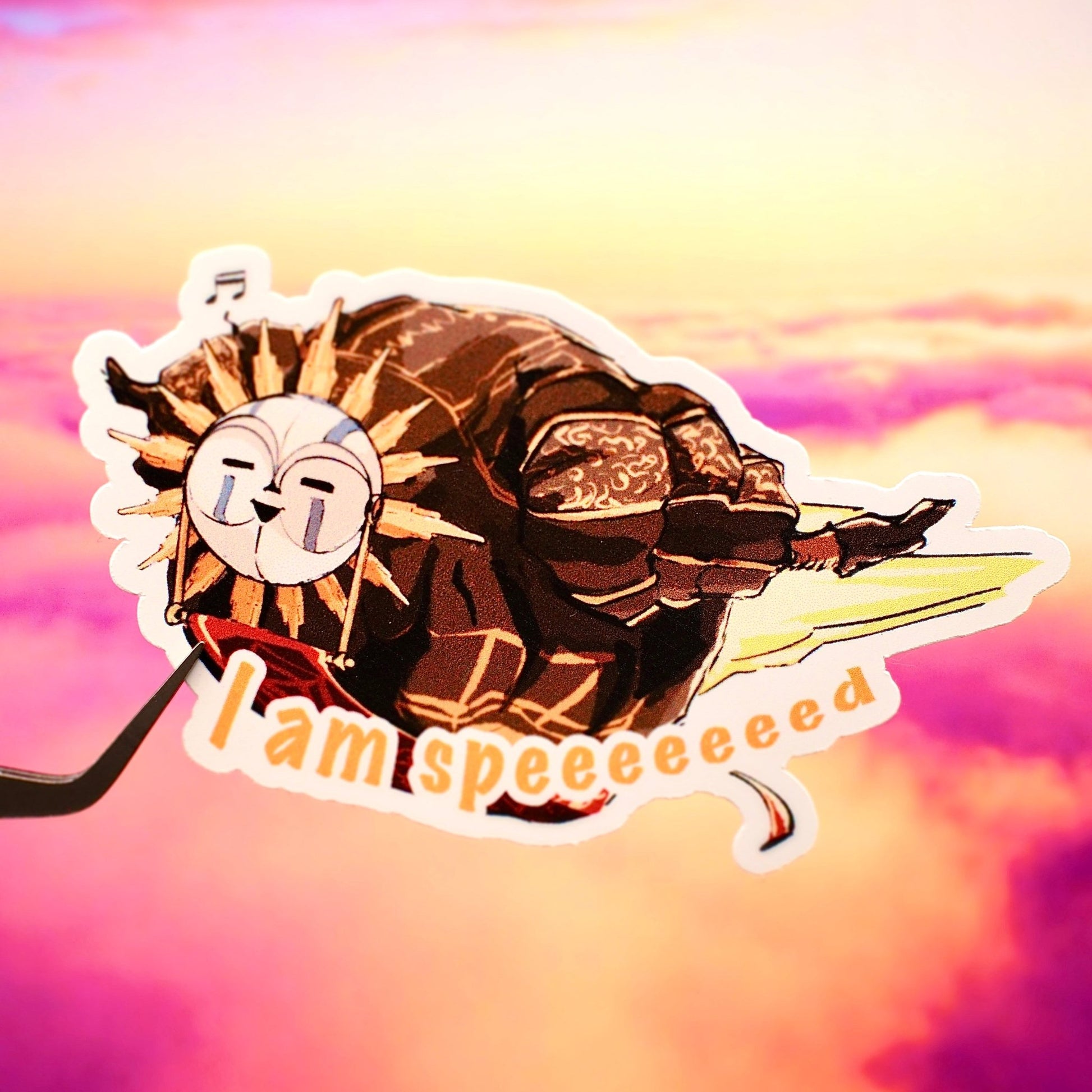 "I am speeeeed" Esquie - Clair Obscur: Expedition 33 Sticker - Calamori Designs