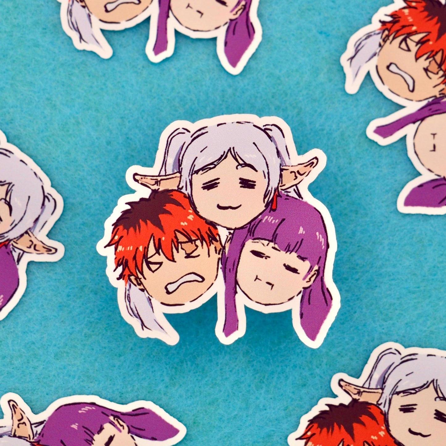 Party Synergy - Frieren Trio Sticker - Calamori Designs