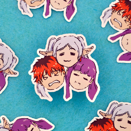 Party Synergy - Frieren Trio Sticker - Calamori Designs