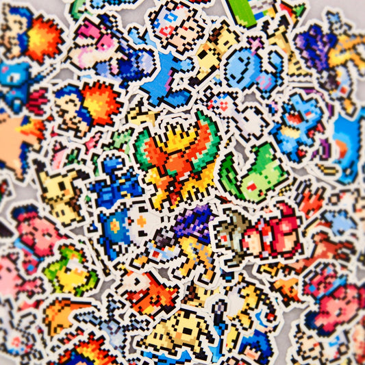 UPDATED: 152+ Pixel Pokemon Mini Stickers - Calamori Designs