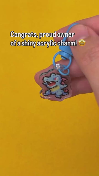 Mew - Pixel Pokemon Keychain